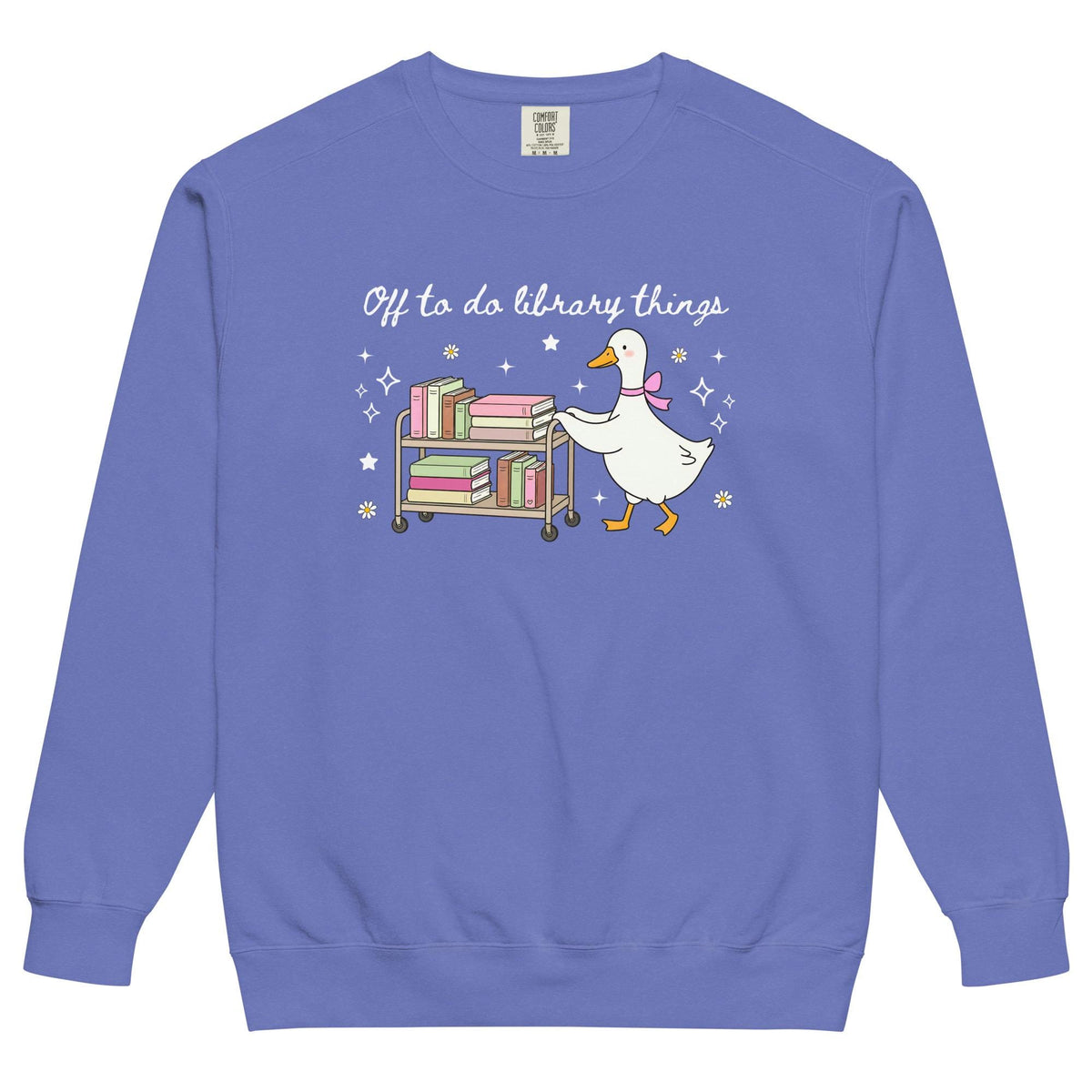 Unisex garment-dyed sweatshirt
