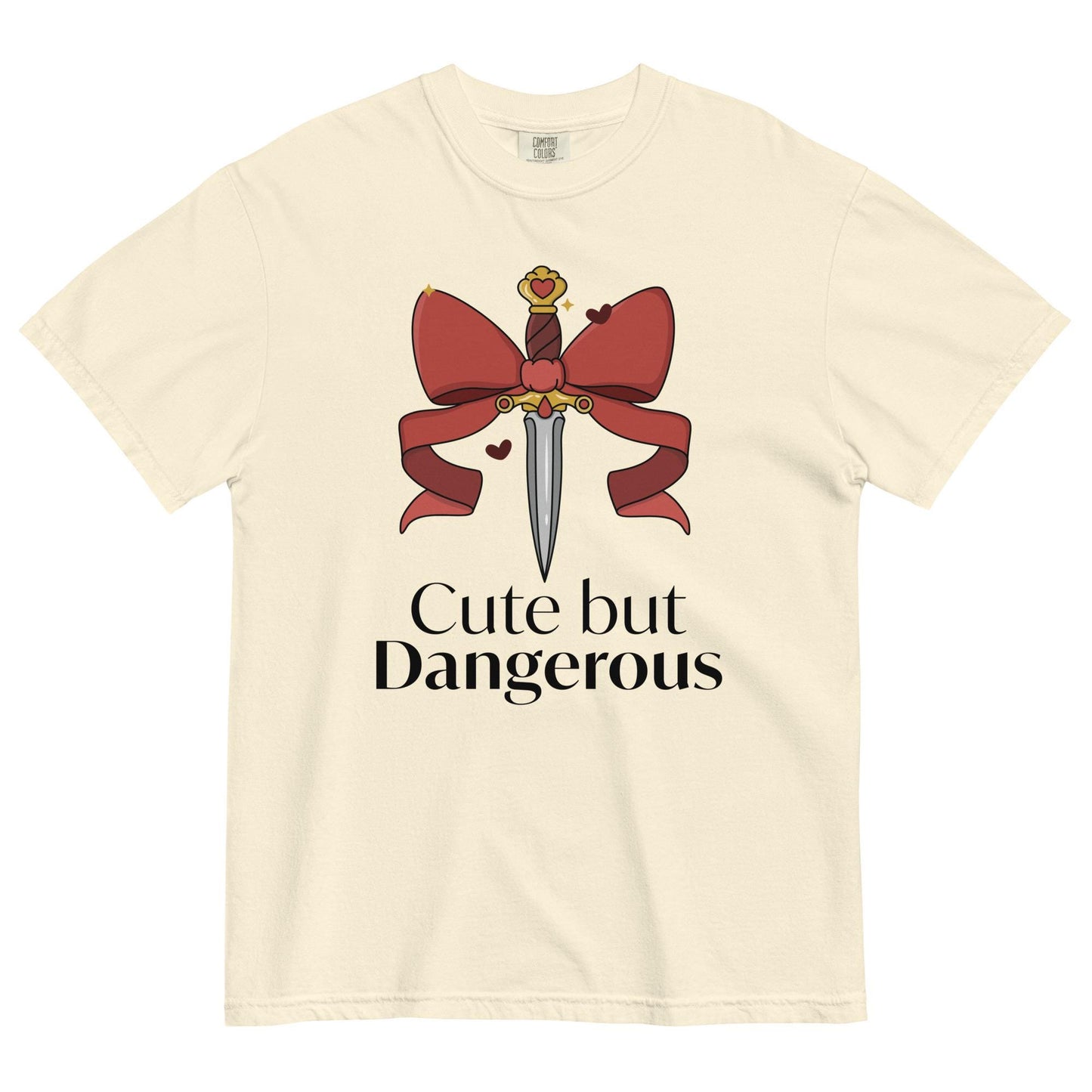 Cute But Dangerous Unisex garment-dyed heavyweight t-shirt