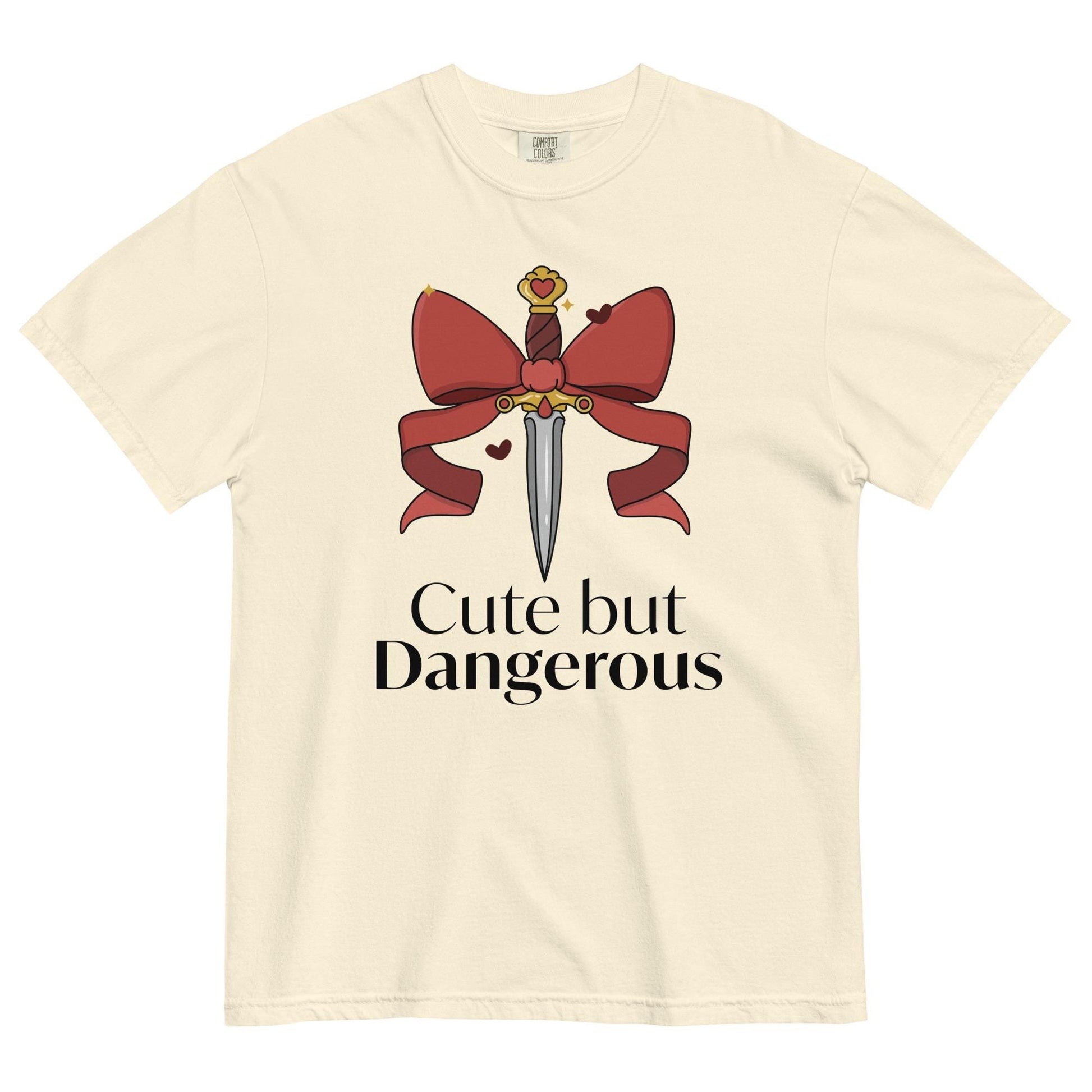 Cute But Dangerous Unisex garment-dyed heavyweight t-shirt