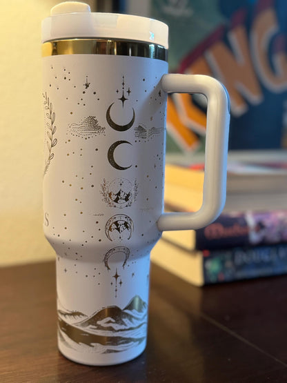 Velaris City of Starlight Engraved Tumbler ACOTAR Maasverse Tumbler