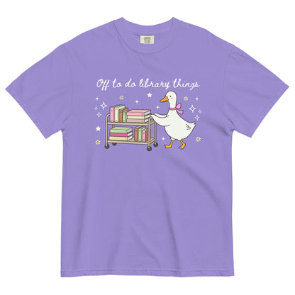 Unisex garment-dyed heavyweight t-shirt
