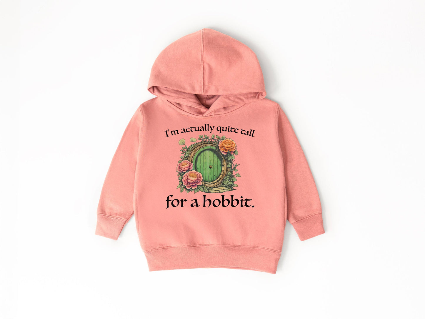 Quite Tall for a Halfling Toddler Sweatshirt Nerdy LOTR Merch Bookish Literary Gift