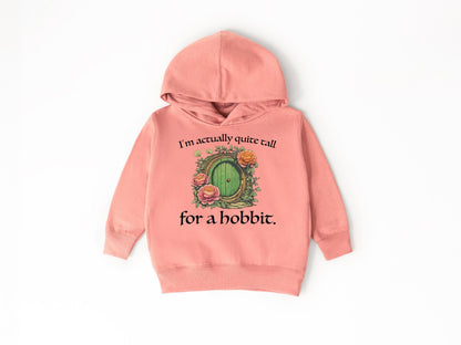 Quite Tall for a Halfling Toddler Sweatshirt Nerdy LOTR Merch Bookish Literary Gift