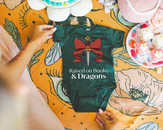 Bookish Baby Onesie – Soft Cotton Lap Shoulder Bodysuit | Literary Baby Gift