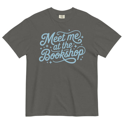 Meet Me at the Bookshop Unisex garment-dyed heavyweight t-shirt