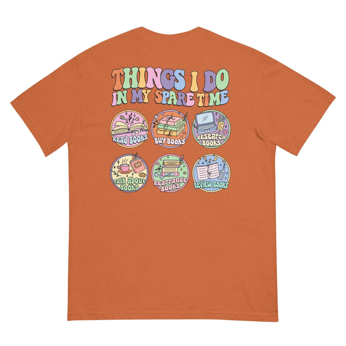 Unisex garment-dyed heavyweight t-shirt