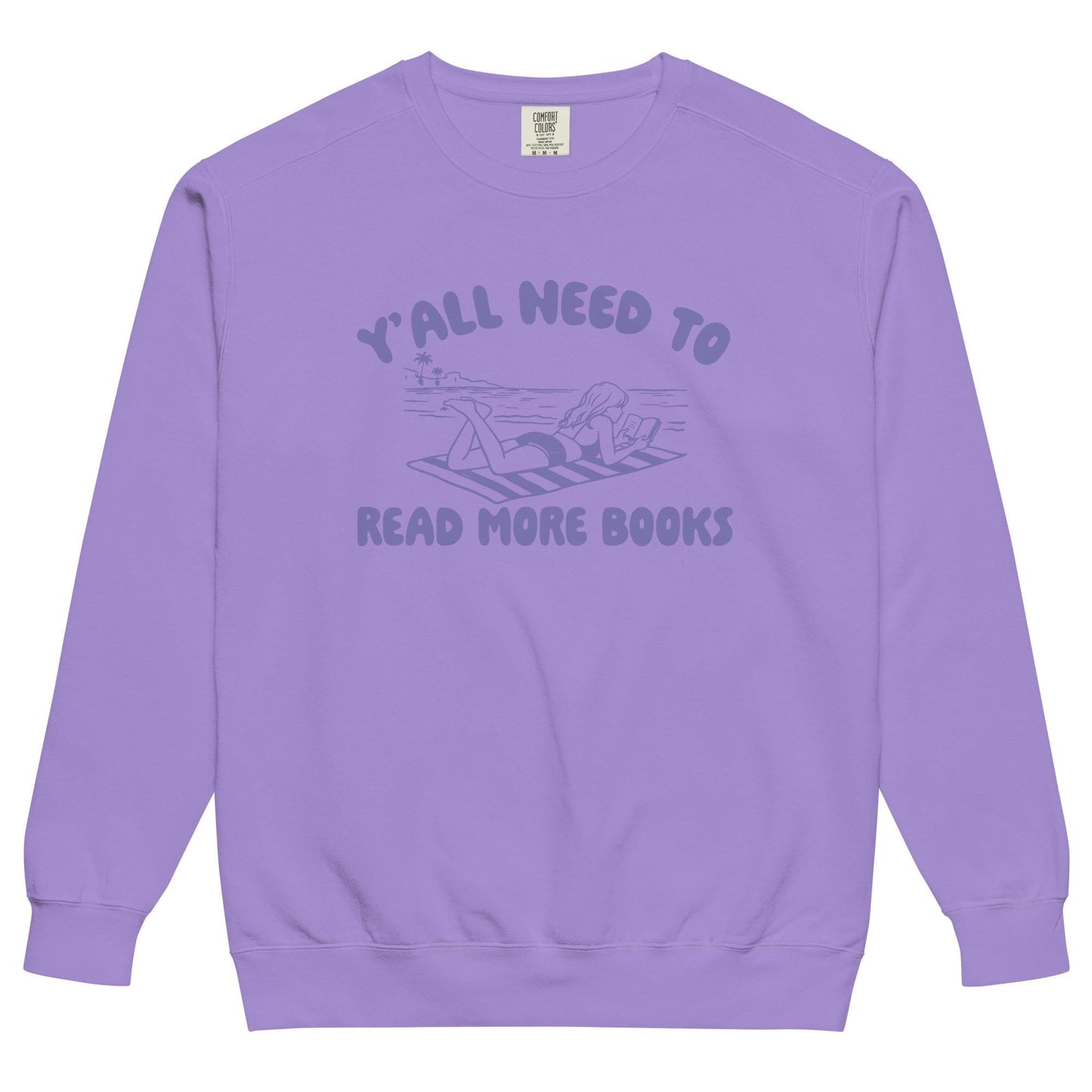 Unisex garment-dyed sweatshirt