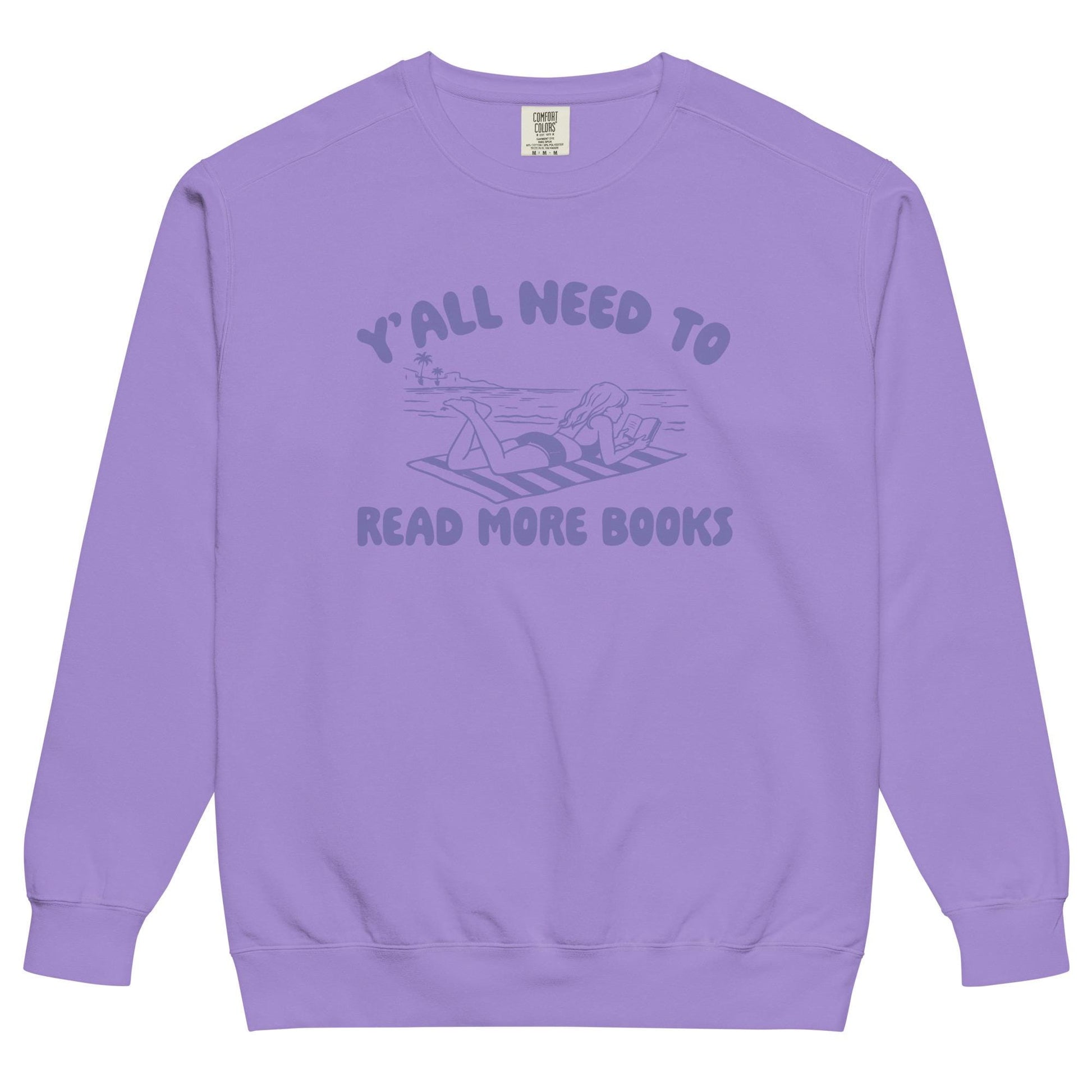Unisex garment-dyed sweatshirt