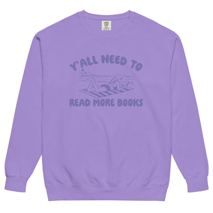 Unisex garment-dyed sweatshirt
