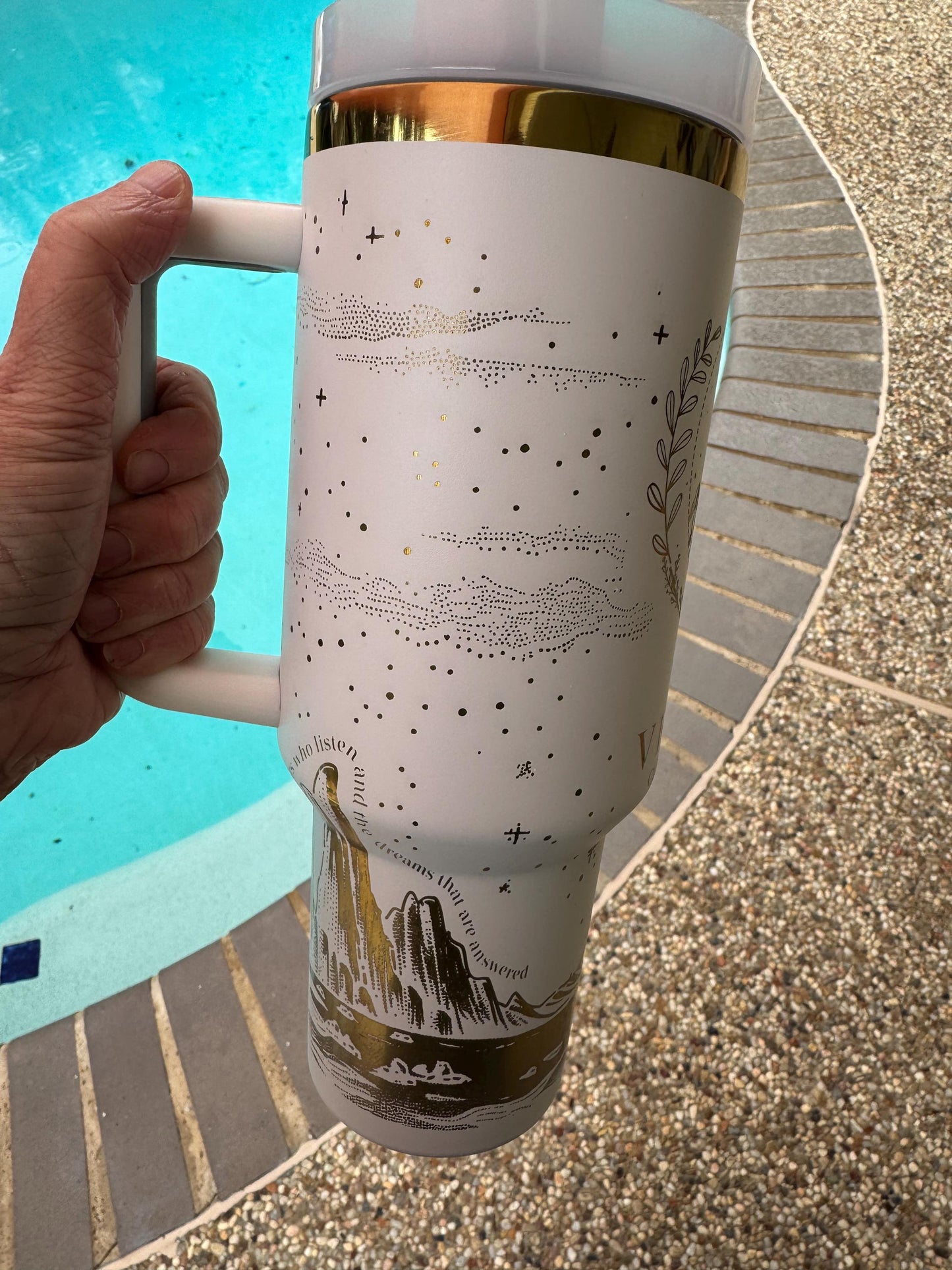 Velaris City of Starlight Engraved Tumbler ACOTAR Maasverse Tumbler