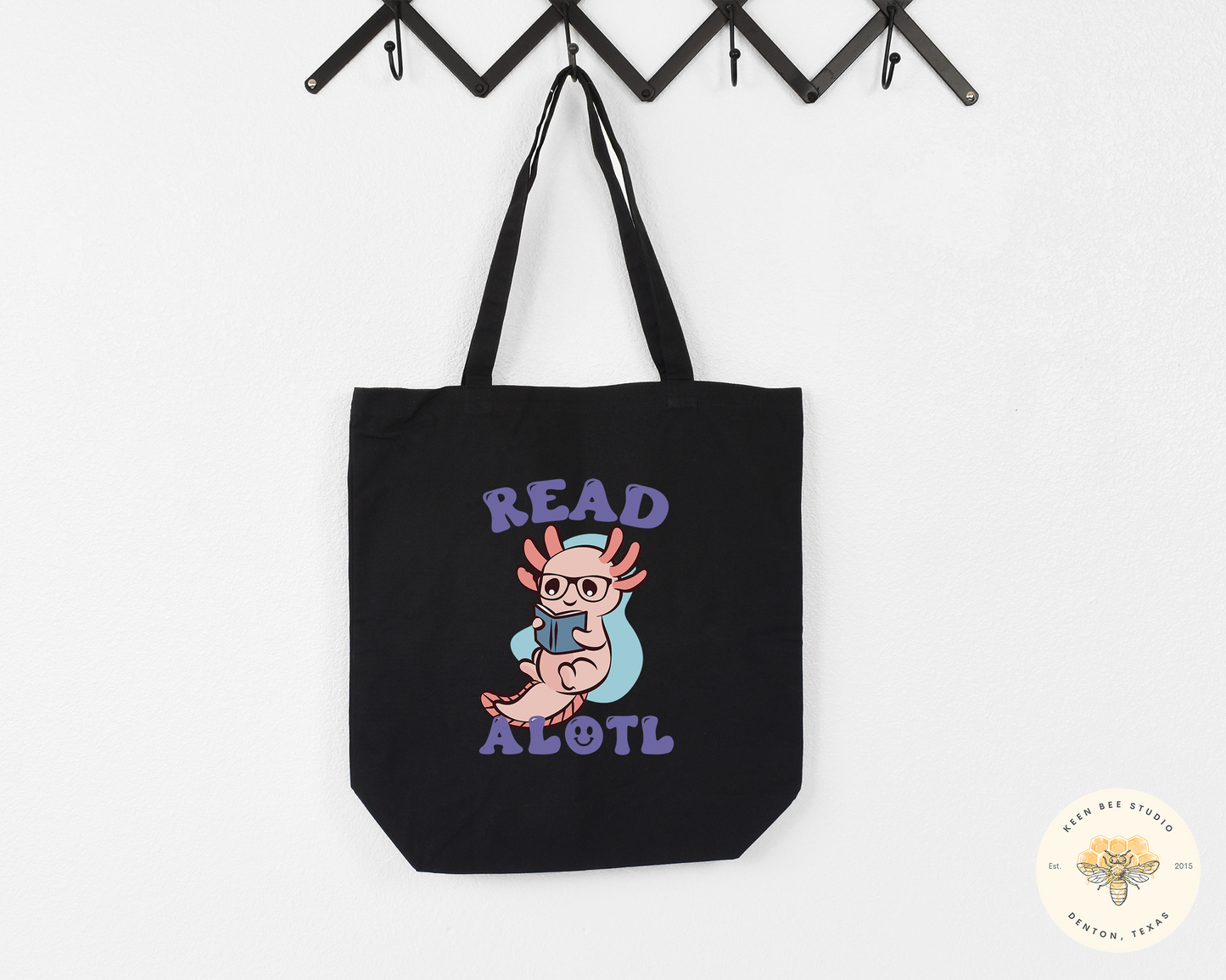 Read Alotl Cute Axolotl Amphibian Tote Bag