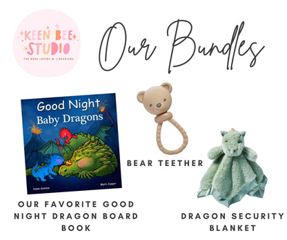 Tolkien Inspired Hero's Adventure and Fantasy Baby Shower Gift Box with Dragon