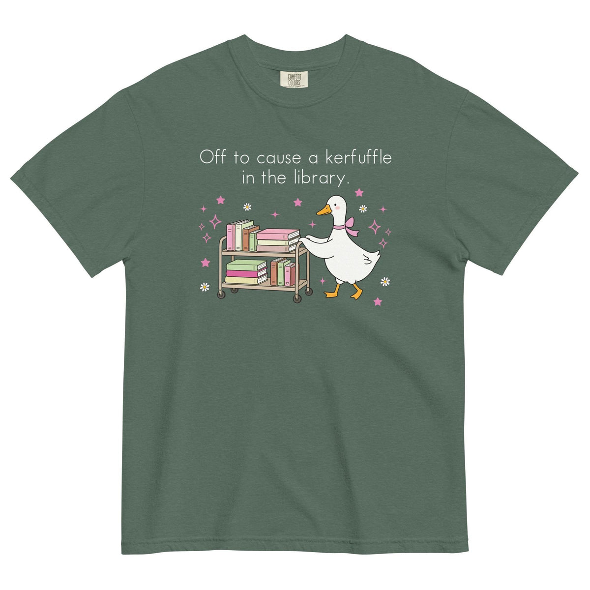 Unisex garment-dyed heavyweight t-shirt