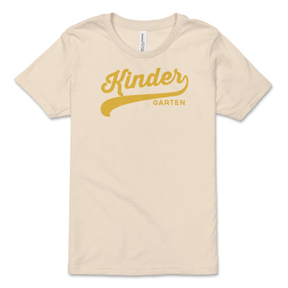 Kindergarten Swoosh Back To School Youth Short Sleeve T-Shirt | First Day of School