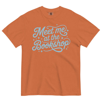 Meet Me at the Bookshop Unisex garment-dyed heavyweight t-shirt