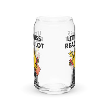 Little Miss Reads A Lot Glass Can