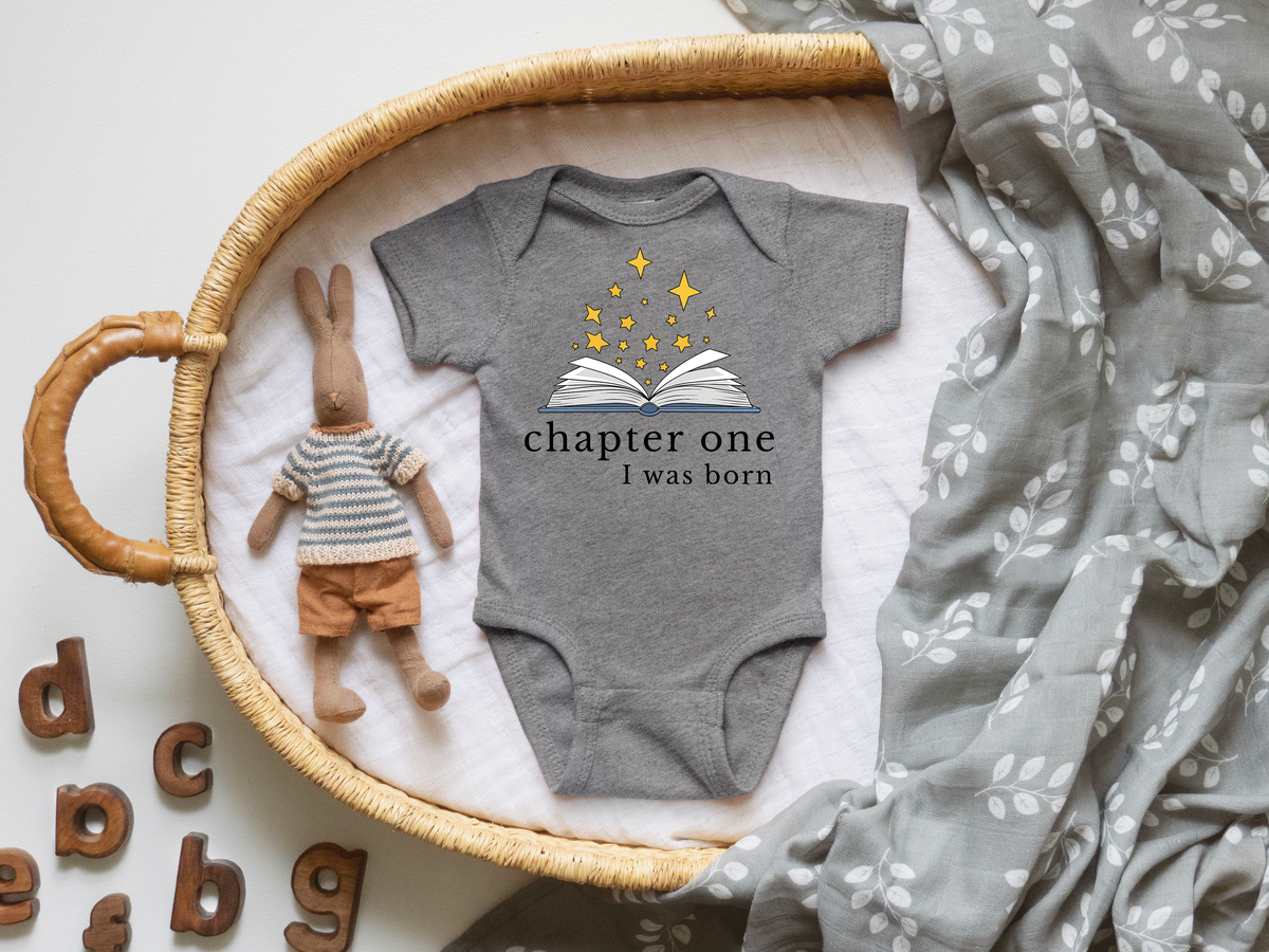 Chapter One I was Born Baby Bodysuit