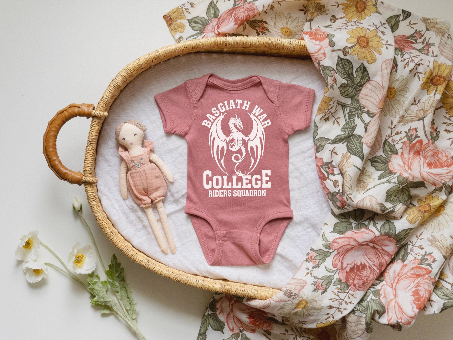 Fantasy War College Baby Onesie, Dragon Rider Baby Outfit, Book Lover Gift, Nerdy Baby Clothes, Fantasy Baby Shower Gift