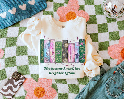 Wicked Sweatshirt with Books Unisex Crewneck Sweatshirt | Wicked Musical