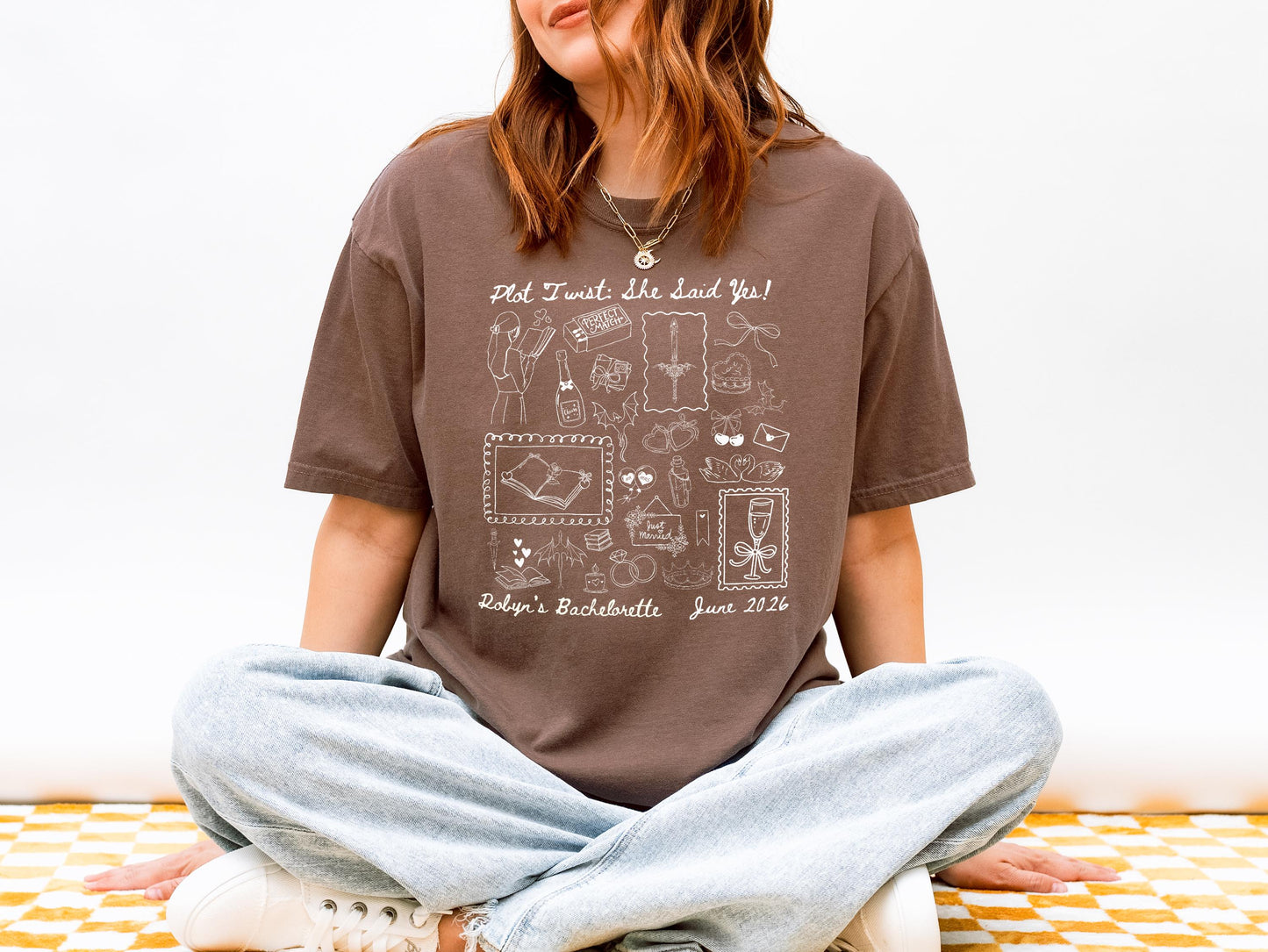 Bachelorette Party Shirt - Romance Book Lover Unisex Heavyweight Tee, Durable Casual Wear