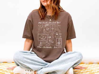 Bachelorette Party Shirt - Romance Book Lover Unisex Heavyweight Tee, Durable Casual Wear