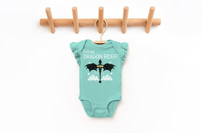 Future Dragon Rider Baby Onesie: Nerdy Bookish Gift