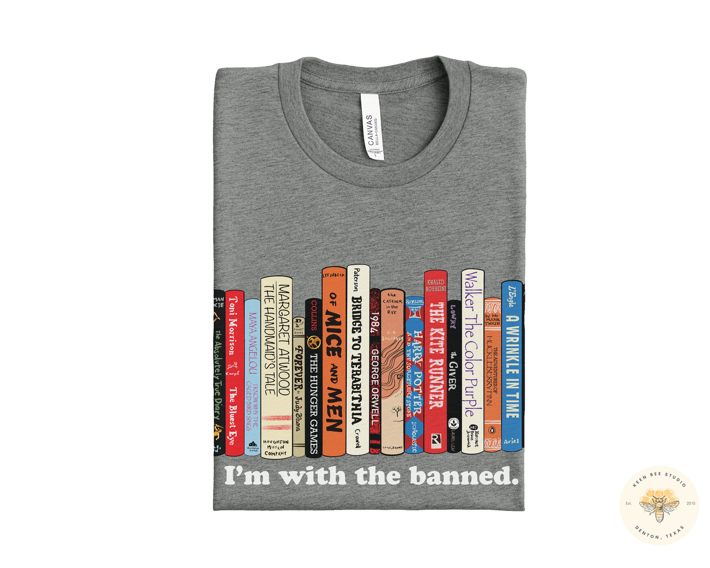 I'm With the Banned Librarian Short Sleeve T-shirt