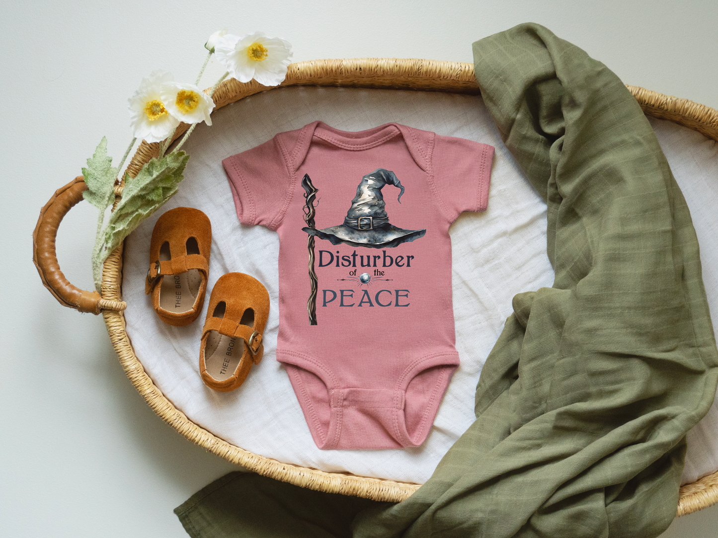Disturber of the Peace LOTR Bodysuit Nerdy Baby Bodysuit Baby Onesie©