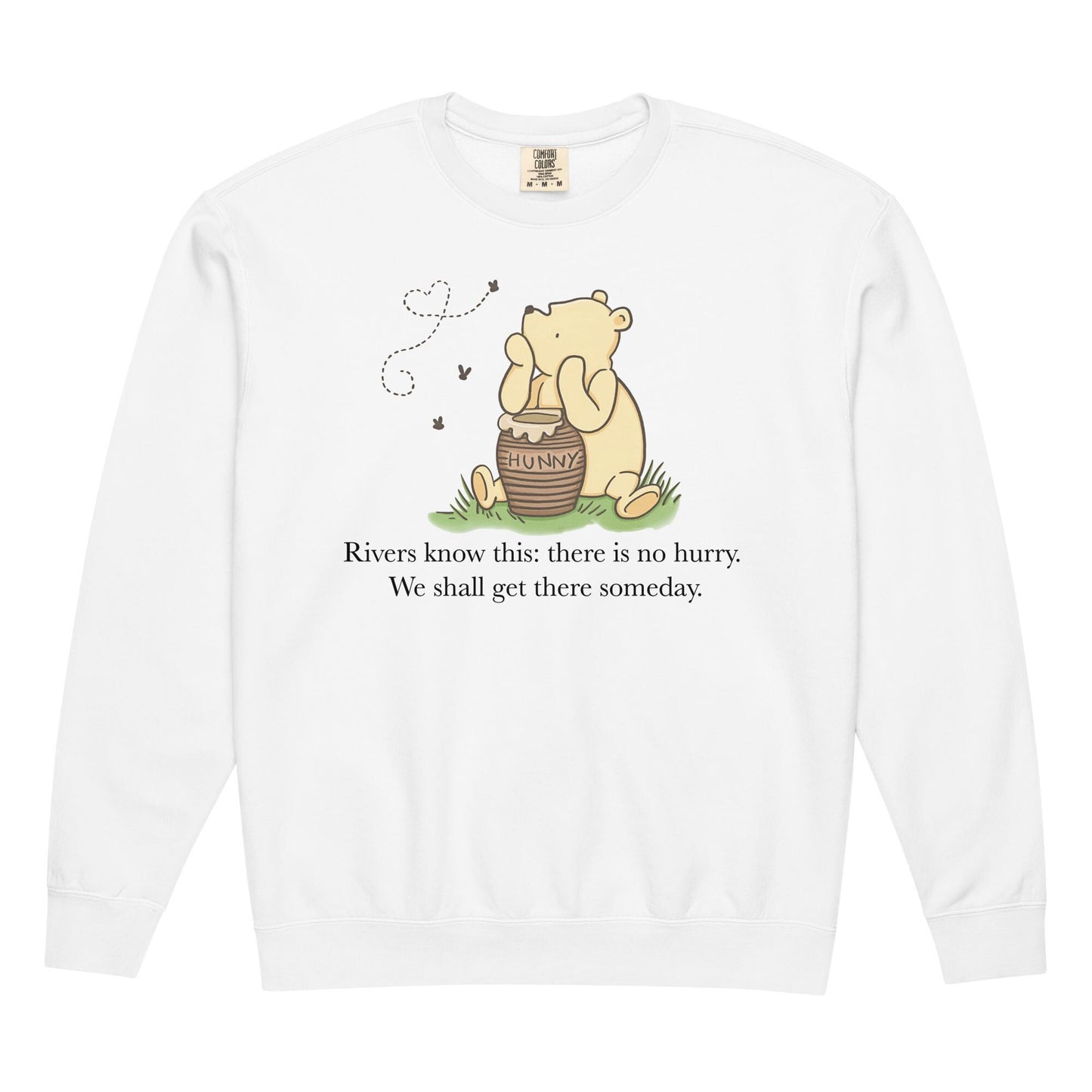 Winnie-The-Pooh Sweatshirt – Cozy Reading Sweatshirt | Unisex Crewneck Pullover