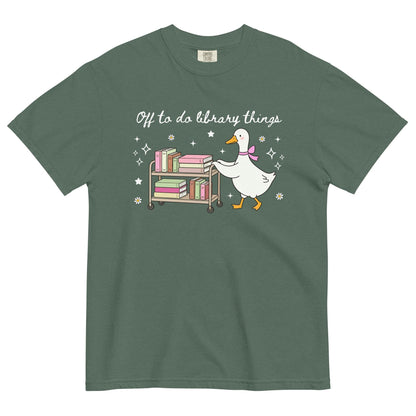 Unisex garment-dyed heavyweight t-shirt