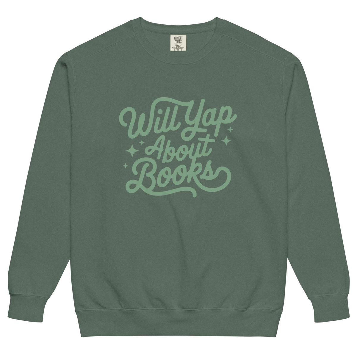 Will Yap About Books Unisex garment-dyed sweatshirt
