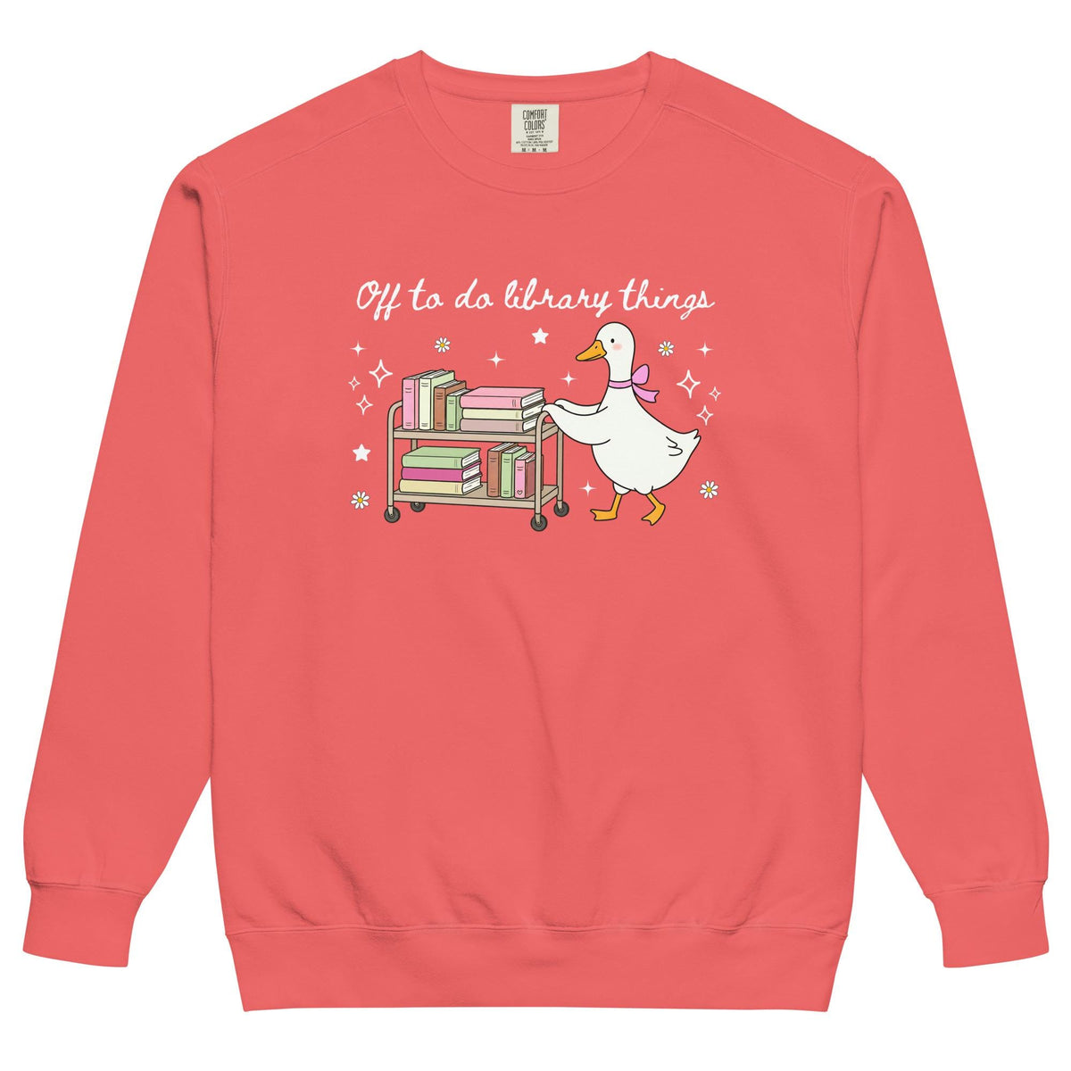 Unisex garment-dyed sweatshirt