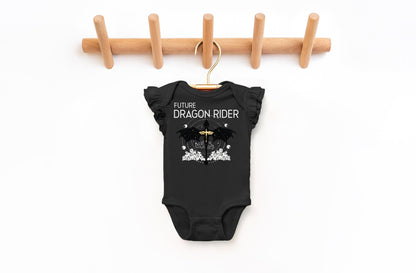 Future Dragon Rider Baby Onesie: Nerdy Bookish Gift