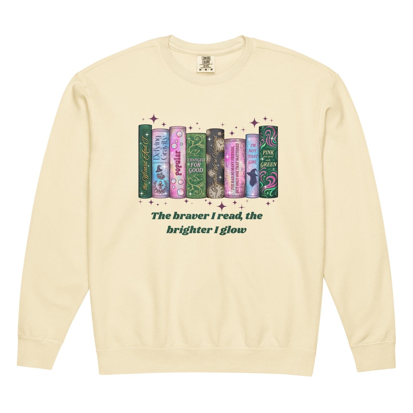 Wicked Sweatshirt with Books Unisex Crewneck Sweatshirt | Wicked Musical