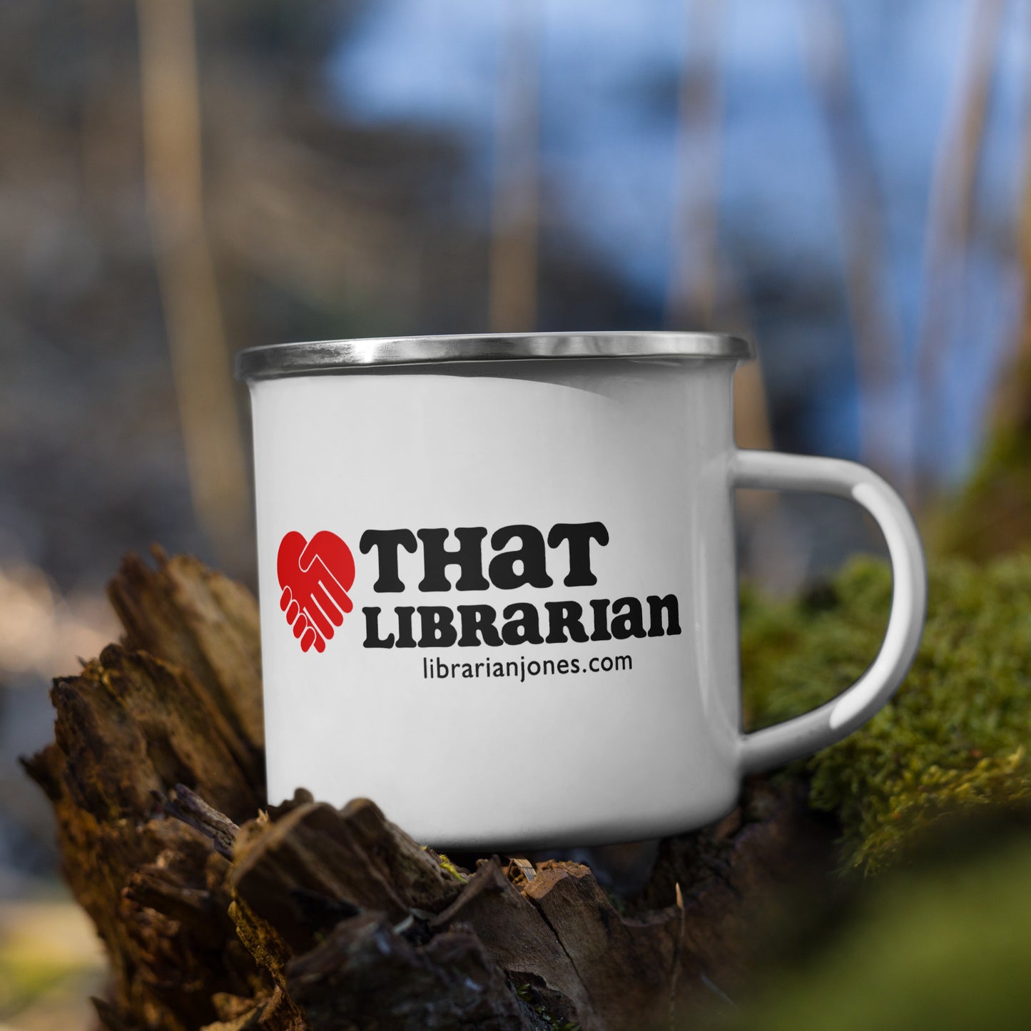 That Librarian Enamel Mug