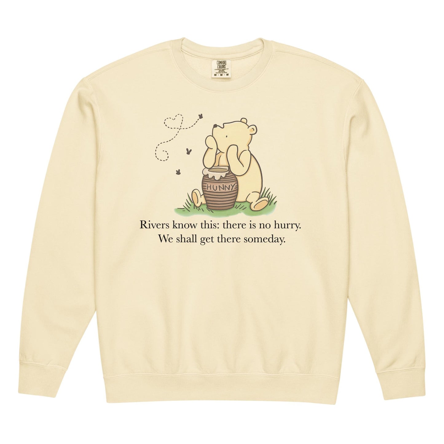 Winnie-The-Pooh Sweatshirt – Cozy Reading Sweatshirt | Unisex Crewneck Pullover