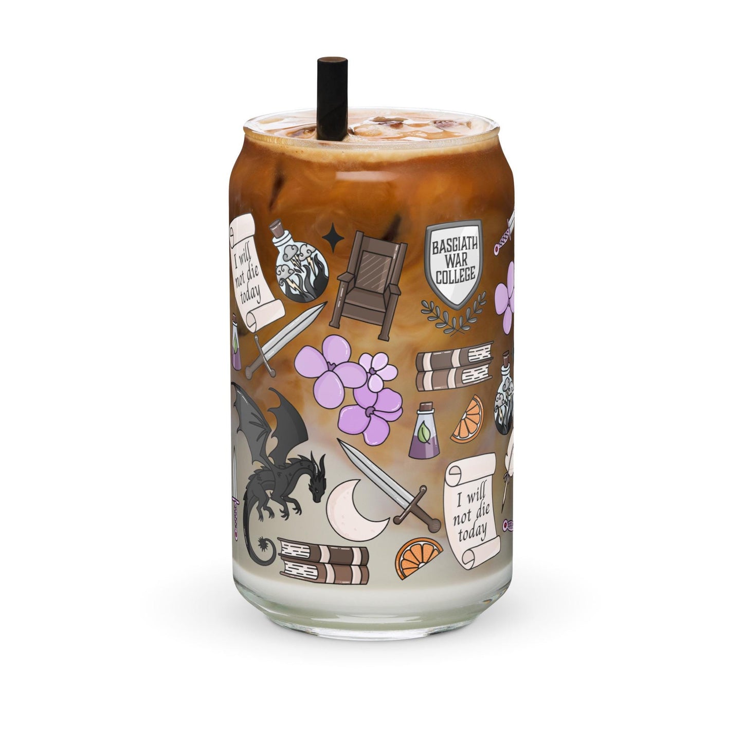 Can-shaped glass