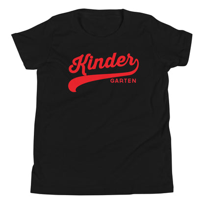 Kindergarten Swoosh Back To School Youth Short Sleeve T-Shirt | First Day of School