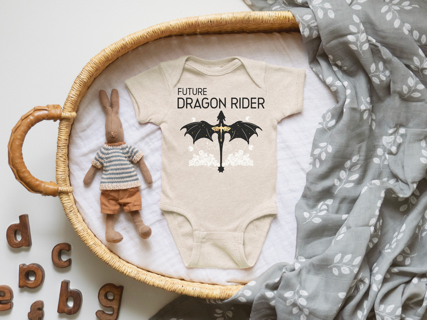Future Basgiath Dragon Rider Fourth Wing Nerdy Baby Onesie©