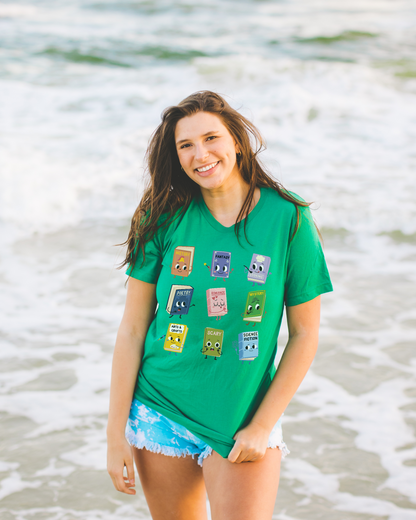 Book Genres Short Sleeve Unisex t-shirt