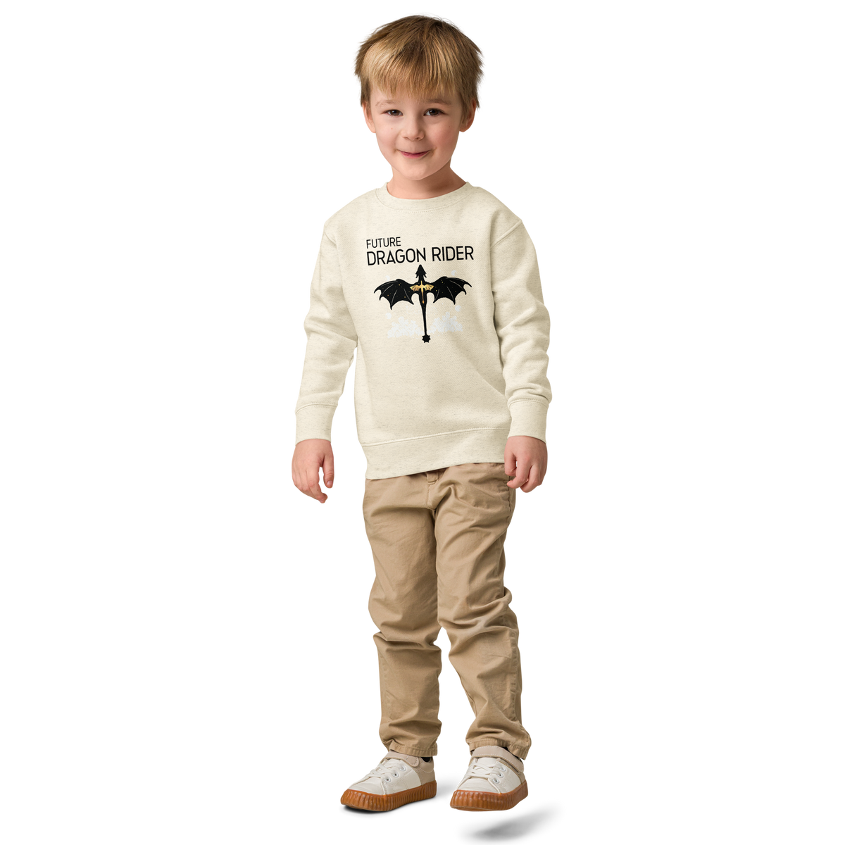 Dragon Rider Kids crew neck sweatshirt