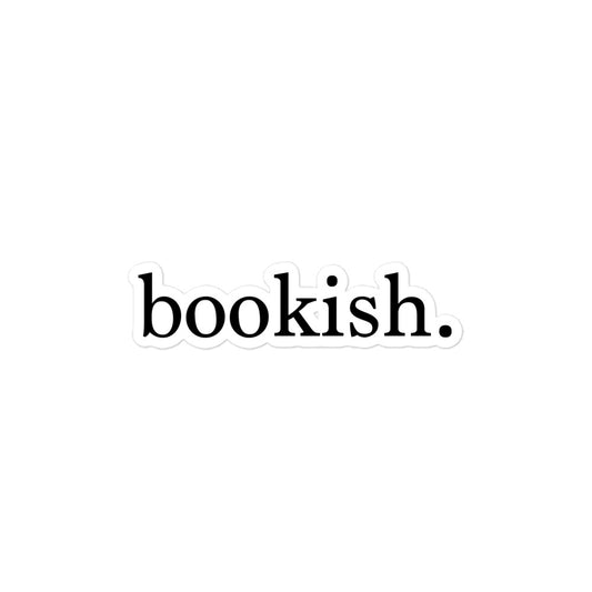 Bookish Bubble-free stickers
