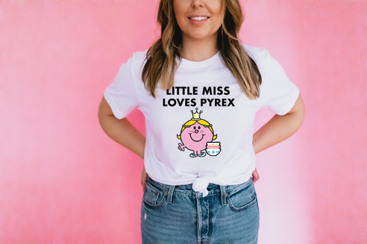 Little Miss Loves Pyrex Short Sleeve T-shirt