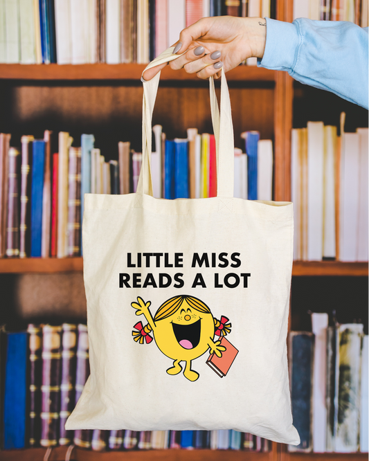 Little Miss Reads A Lot Tote Bag