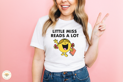 Little Miss Reads A Lot Short Sleeve T-shirt