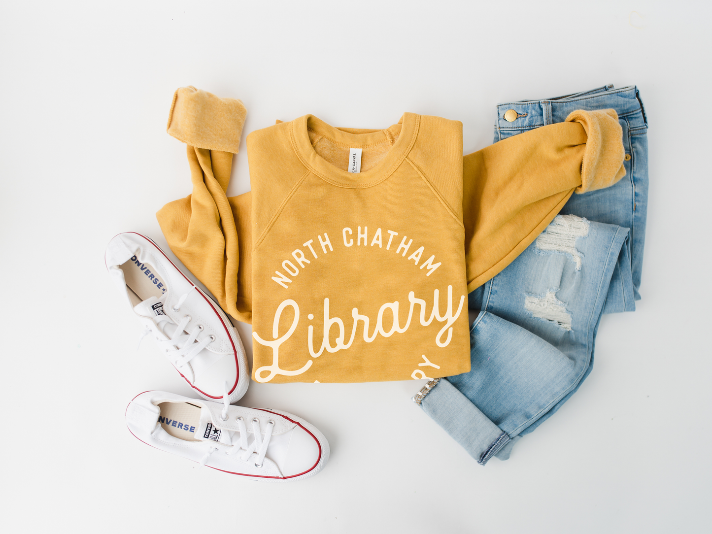 Custom Library Name Crewneck Sweatshirt