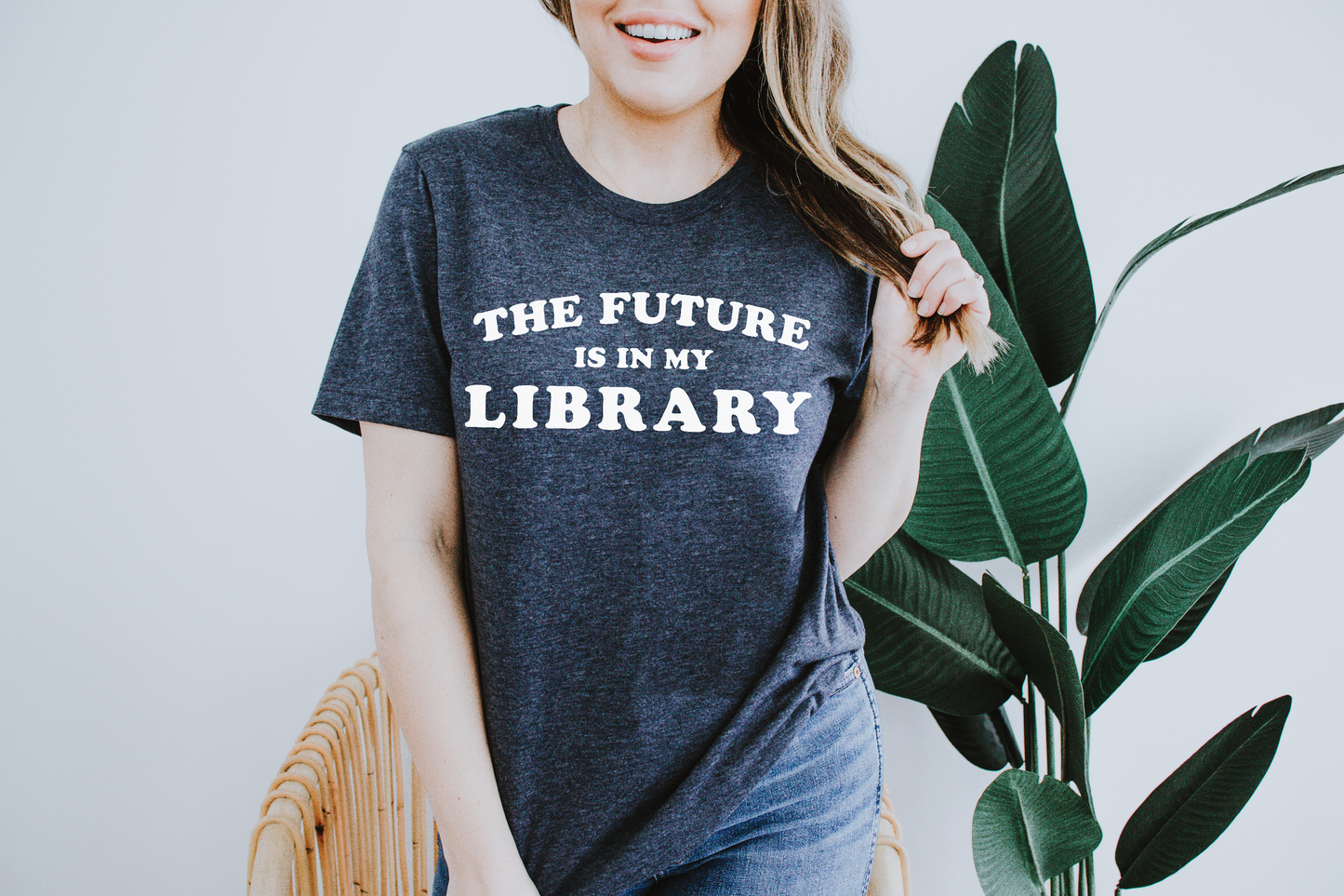 The Future is in My Library Short Sleeve Tshirt