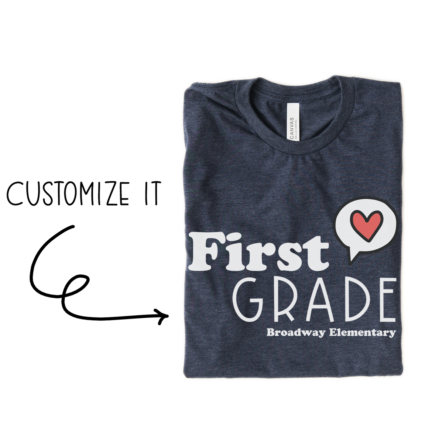 First Grade Teacher Shirt Custom Name