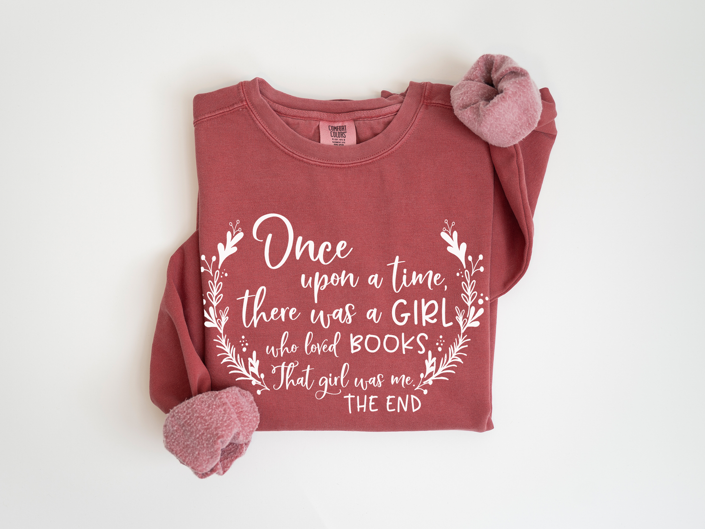 Once Upon a Time Unisex Pigment Dyed Librarian Sweatshirt