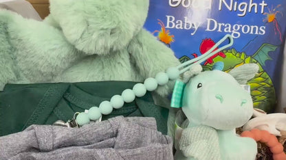 Future Dragon Rider Fourth Wing Baby Shower Gift Box Bodysuits and Socks | Nerdy Baby Gift Basket | Wingleader Merch Baby Gift